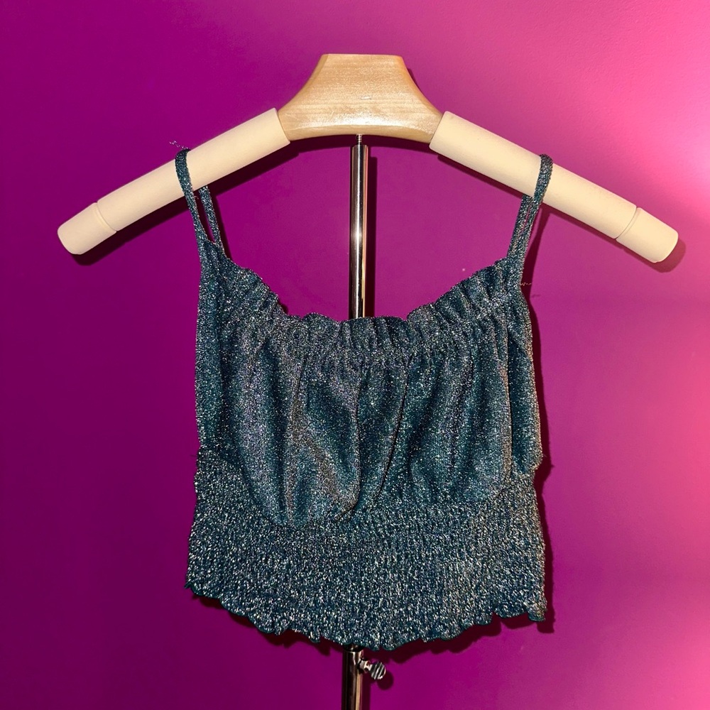 Sparkly Green Tank